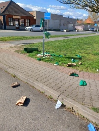 nepořádek musel pachatel uklidit 