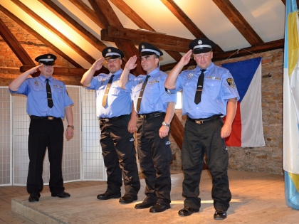 Ilustrační obrázek slavnostní slib strážníků