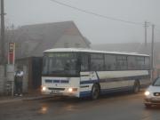 Ilustrační obrázek - autobus v mlhách