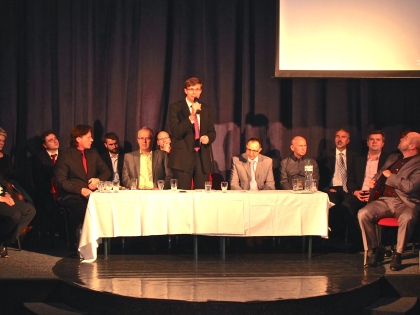 Martin Kupka hovoř před volbou starosty