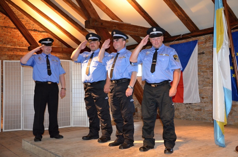 Ilustrační obrázek slavnostní slib strážníků